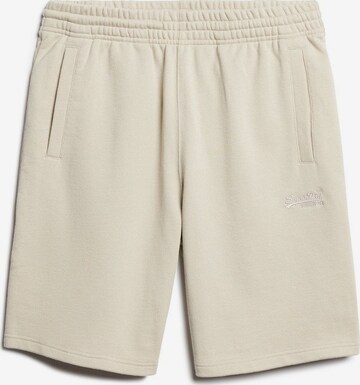 Superdry Loosefit Hose in Beige: predná strana