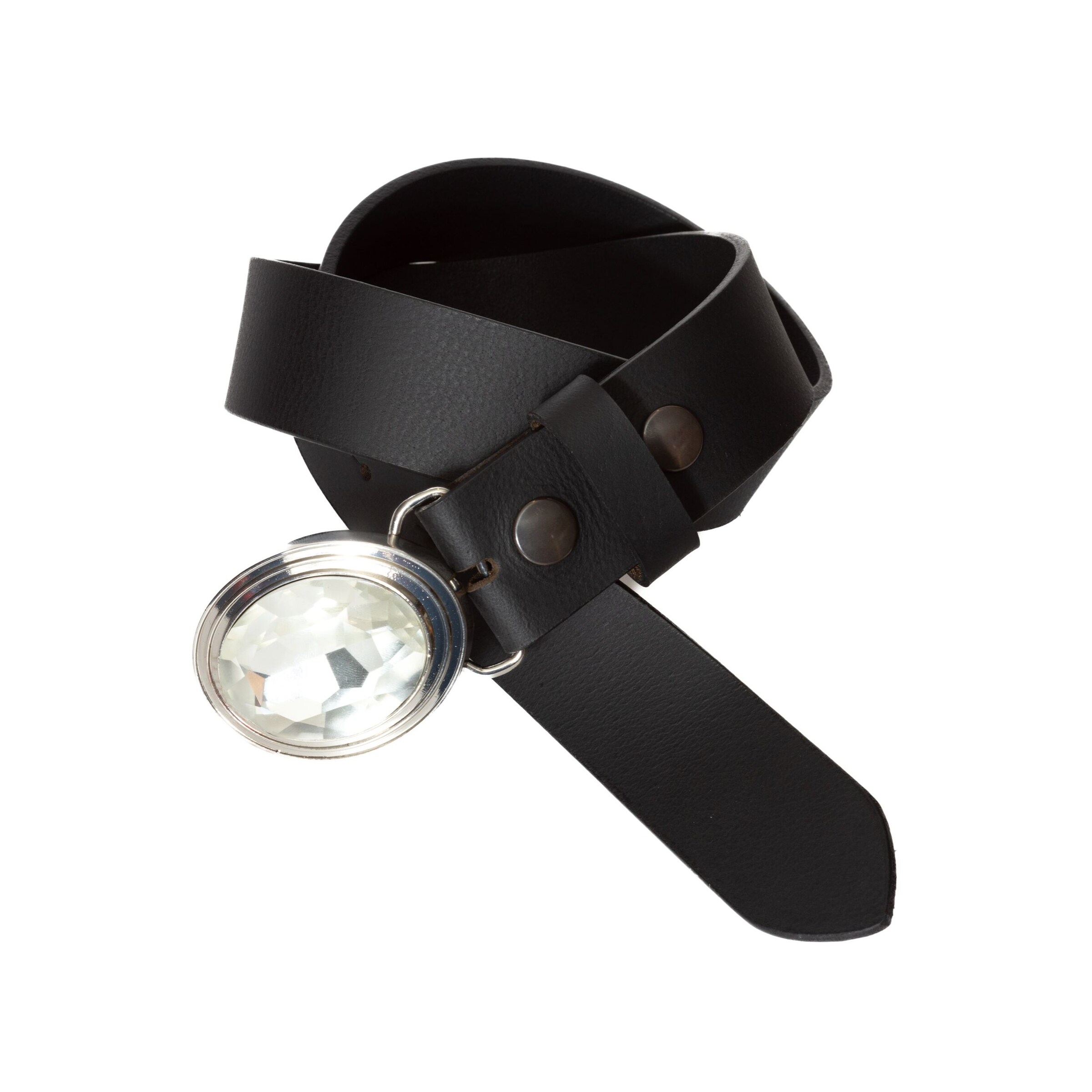 BA98 Gürtel in Schwarz: Vorderseite