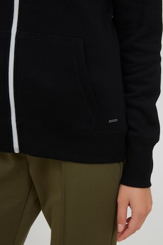 Oxmo Zip-Up Hoodie in Black