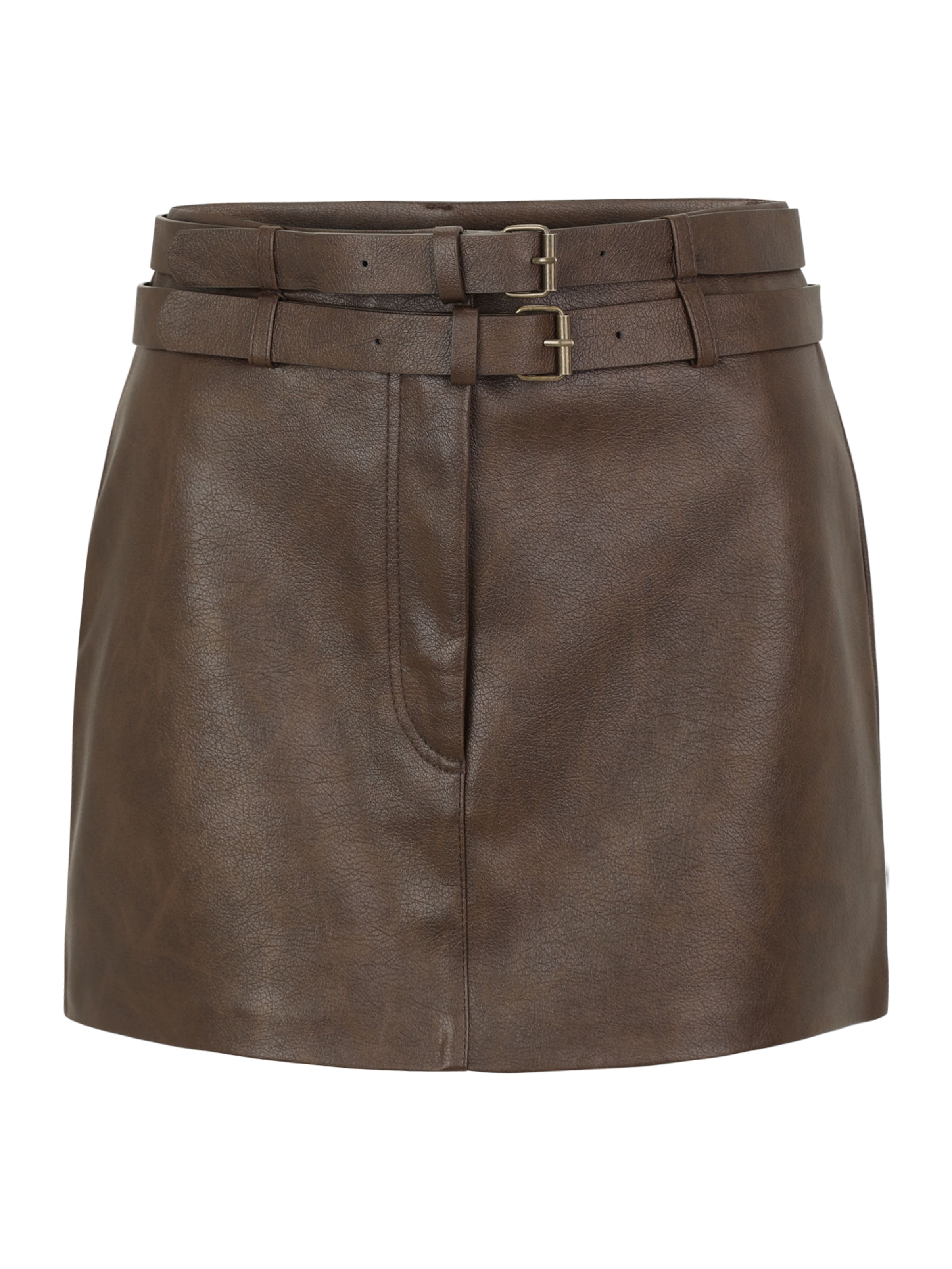 Only Petite Skirt 'ONLJASMIN' in Brown: front