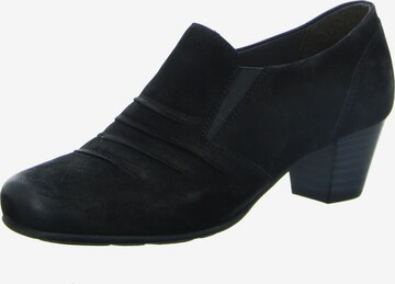 Longo Platform Heels in Black: front