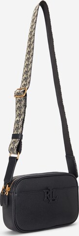 Lauren Ralph Lauren - Bolso de hombro 'CARRIE' en negro: frente