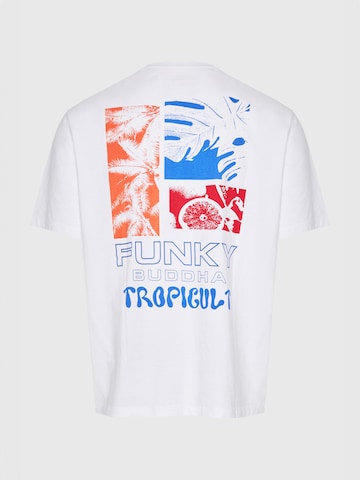 Tricou de la Funky Buddha pe alb