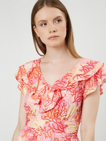 Rochie de la Influencer pe portocaliu