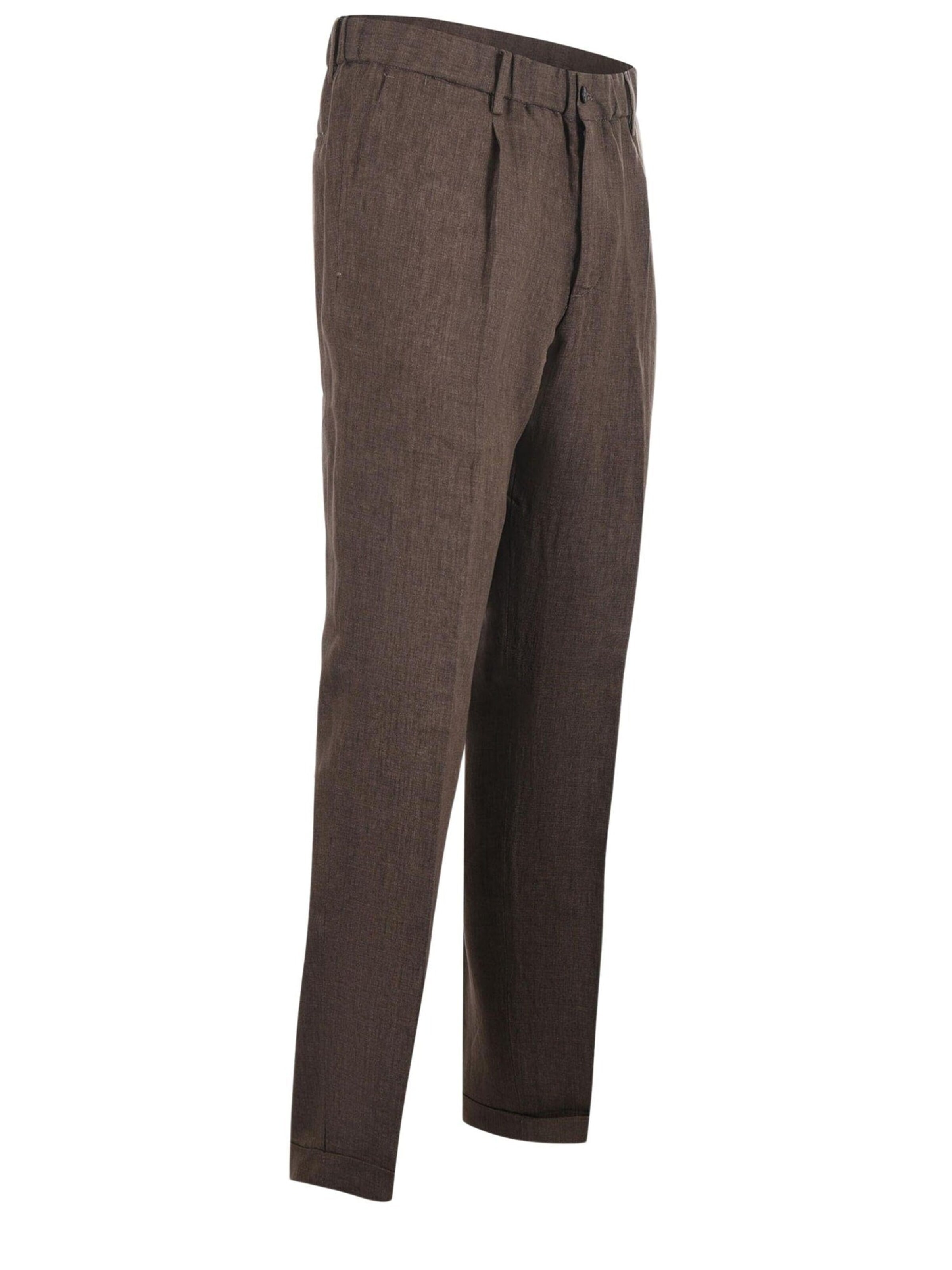 Baggy Pantaloni di Briglia in marrone