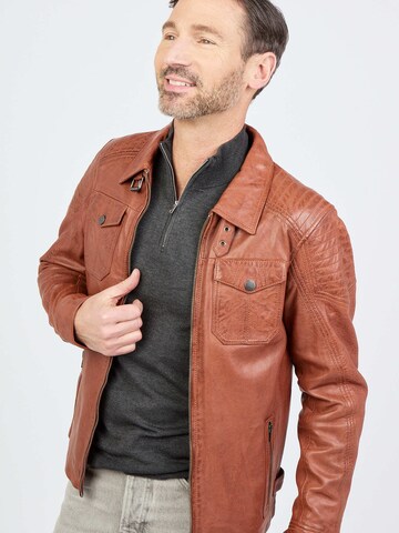 JCC Lederjacke in Braun