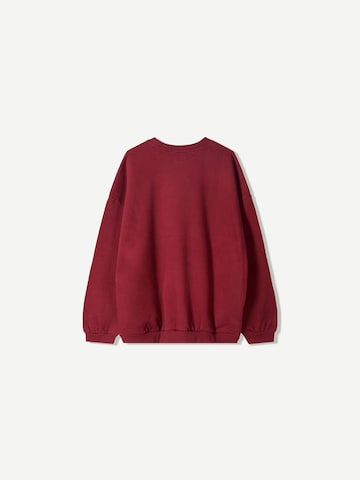 Bershka Mikina – červená