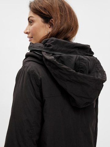 MAMALICIOUS Between-Seasons Parka 'Tikka' in Black