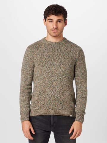 Liu Jo Uomo Sweater in Green: front