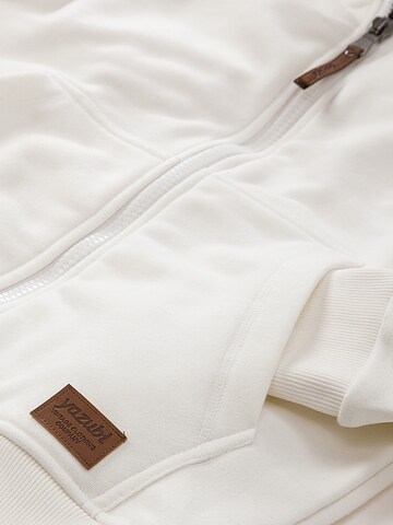 yazubi Sweatjacke 'Jacob'‌‌‌‌‌‌‌ in Weiß