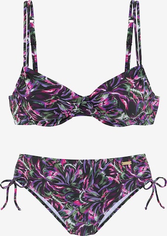 LASCANA Push-up Bikini värissä monivärinen: etupuoli