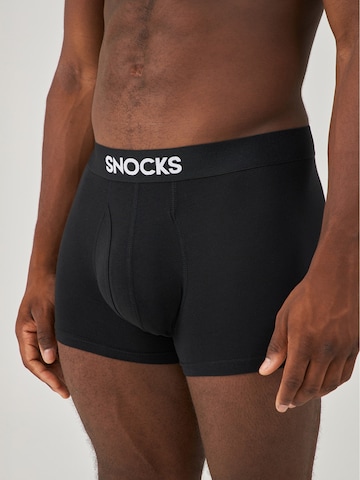 SNOCKS Boxershorts in Schwarz