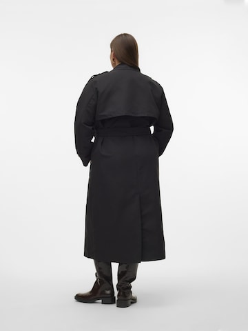 Vero Moda Curve Between-Seasons Coat 'Chloe' in Black
