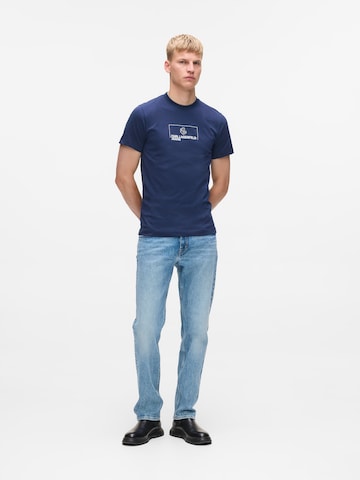 KARL LAGERFELD JEANS Bootcut Farmer - kék