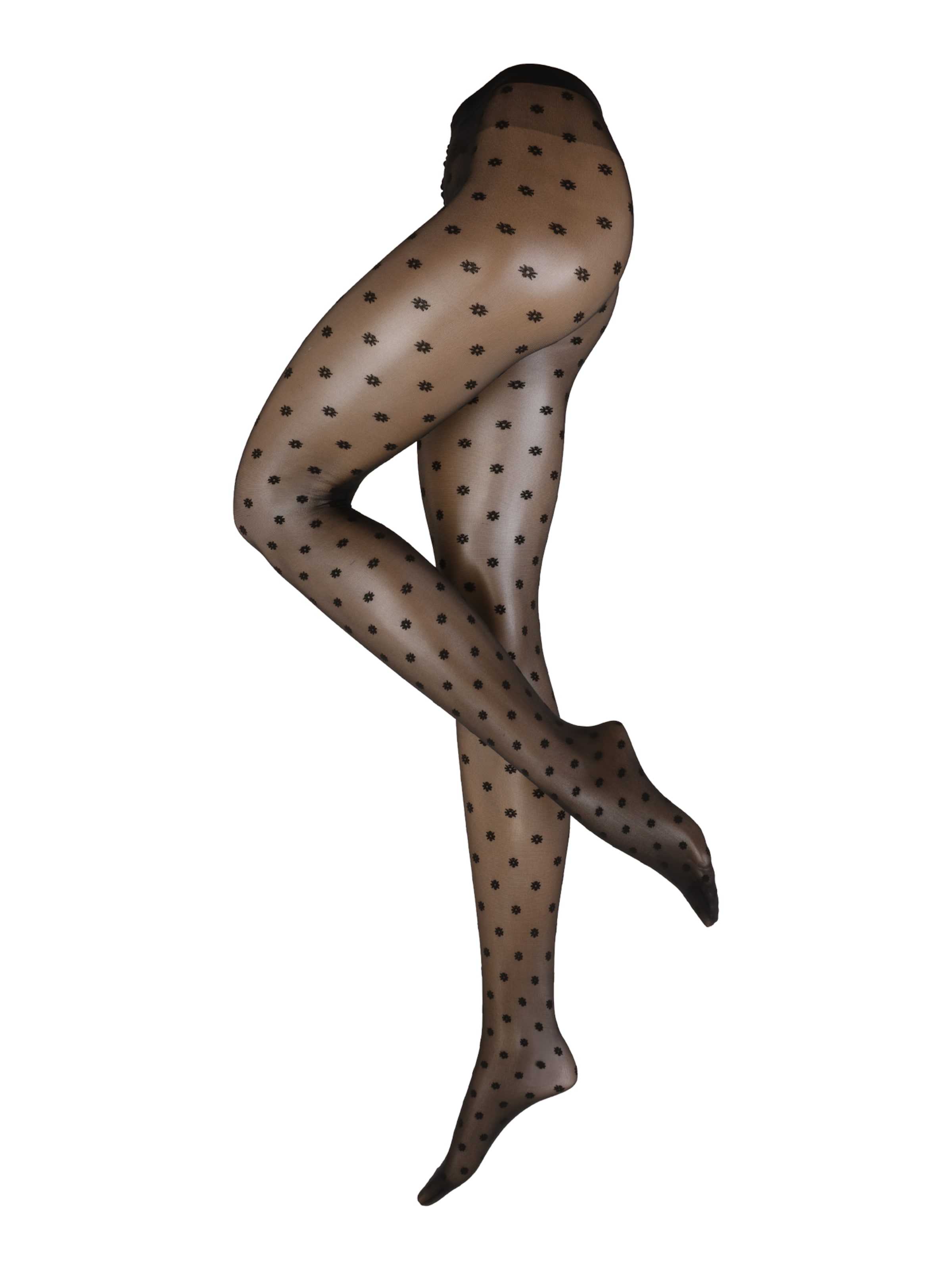 Collants 'Daisy' Wolford en noir : devant