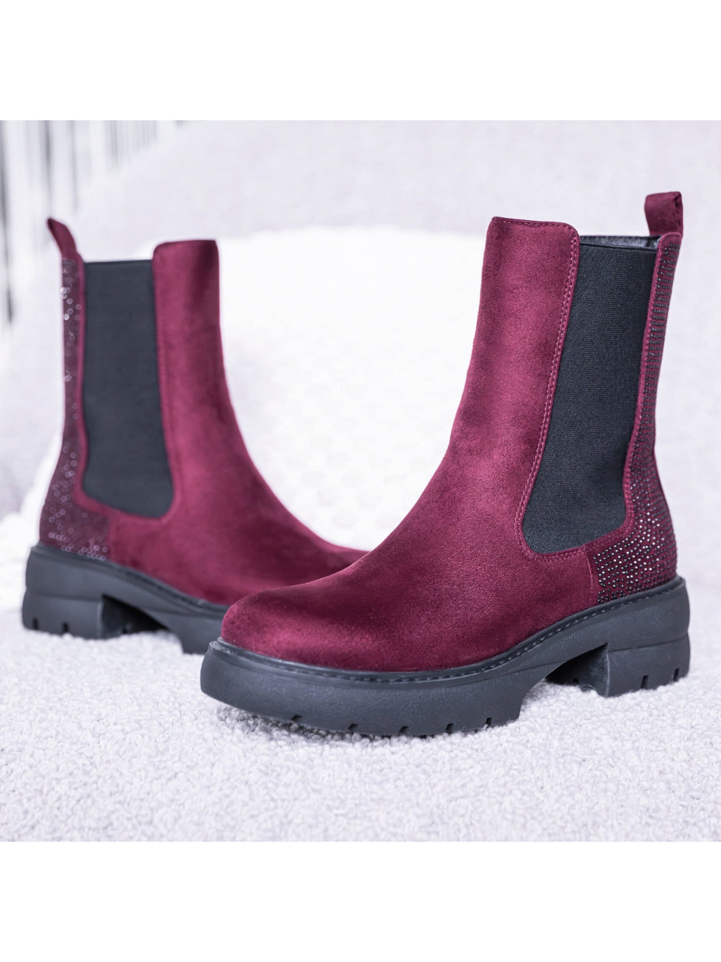 Palado by Sila Sahin Boots 'Palado Jynna by Sila Sahin' in Rood
