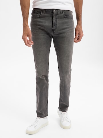 HUGO Slimfit Jeans ' Ash ' in Grau: Vorderseite