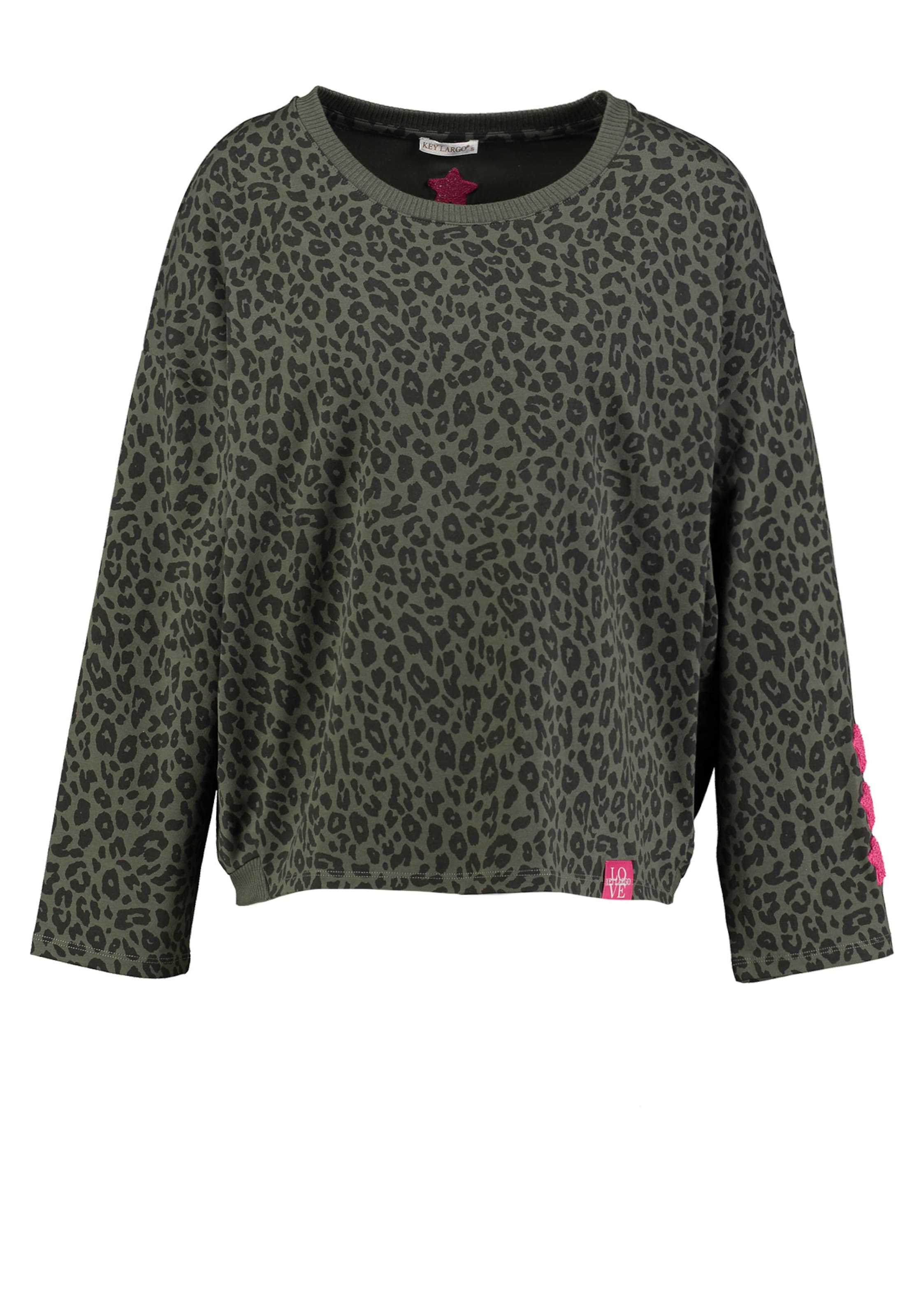 Sweat-shirt 'Preserve' Key Largo en vert : devant