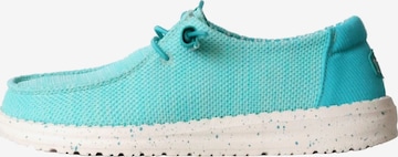 HEY DUDE Slip-ons 'Schnür-Mokassin „Wendy Stretch Sox“' in Blue: front
