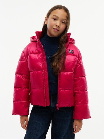 TOMMY HILFIGER Winter jacket 'Heritage' in Pink: front