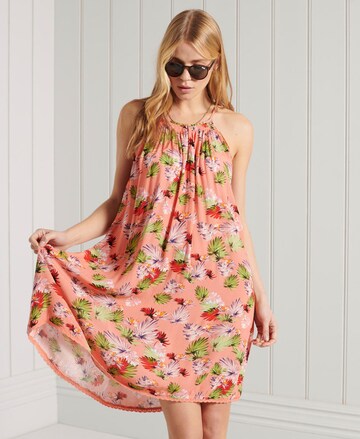 Superdry Summer Dress in Pink: front