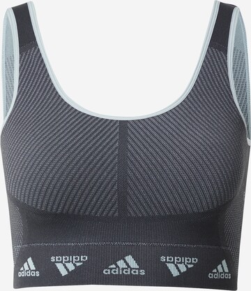ADIDAS SPORTSWEAR Sports bra in Grey: front