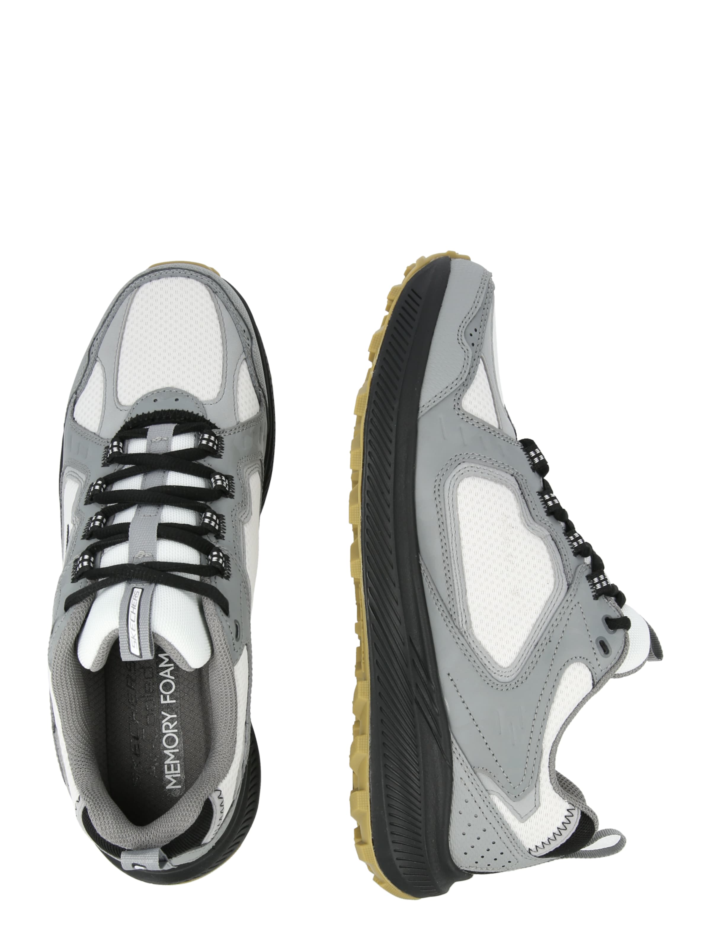 SKECHERS Nizki čevelj 'RIDGESTAR' | siva barva