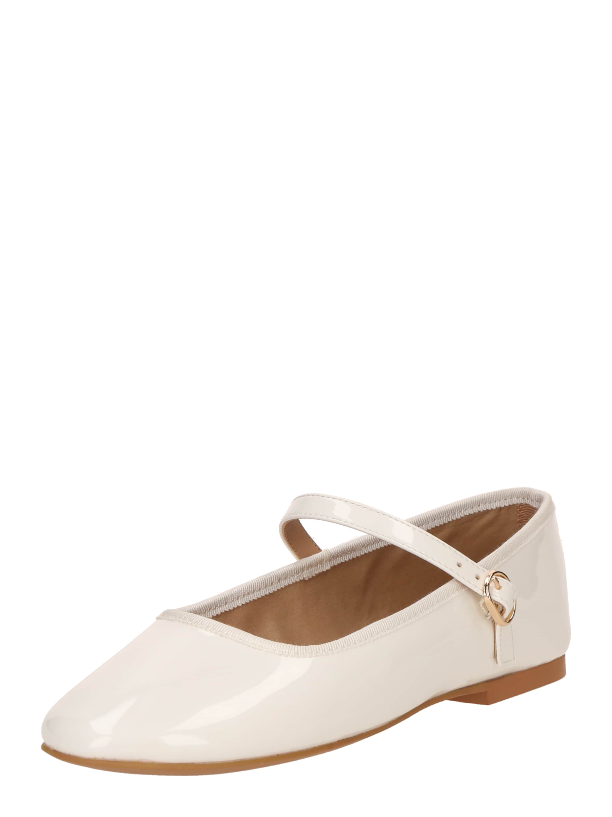 STEVE MADDEN Baleríny s řemínky 'Volley' – bílá: přední strana