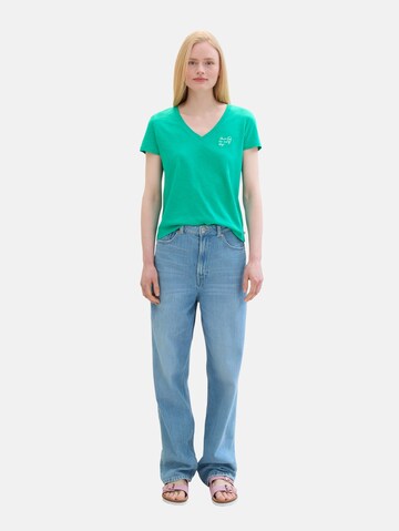 Maglietta di TOM TAILOR DENIM in verde