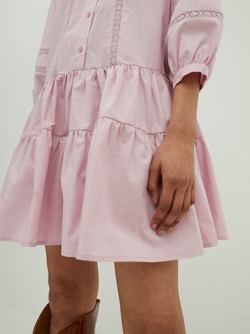 EDITED Shirt Dress 'Despina' in Purple