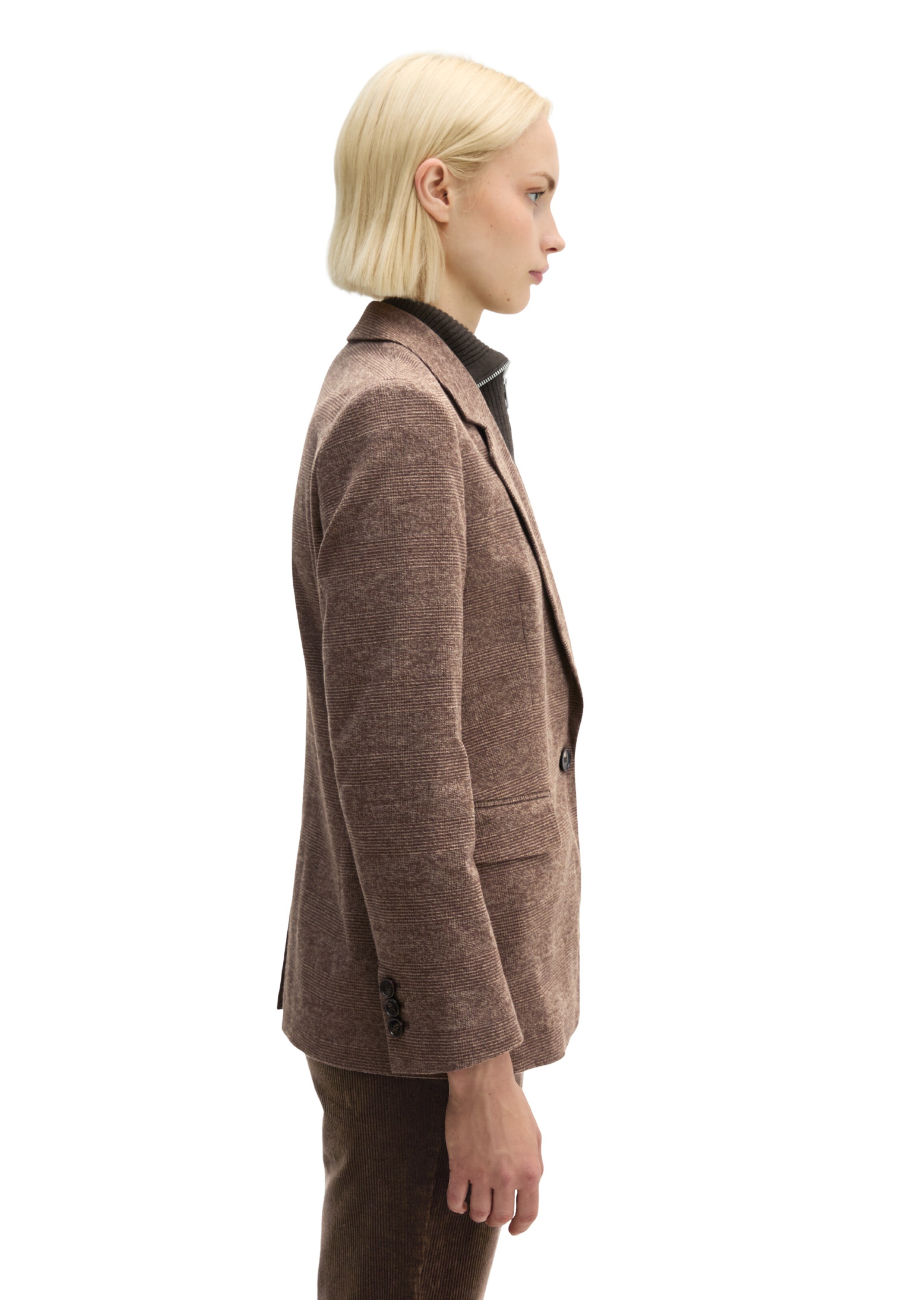 Marc O'Polo Blazers in Bruin: zijkant