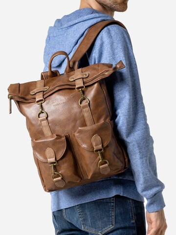 Herling Backpack 'Finnian' in Brown
