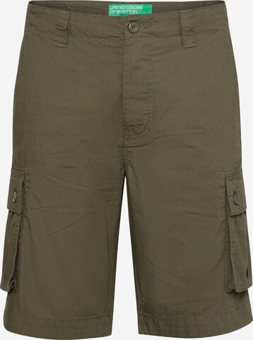 UNITED COLORS OF BENETTON Regular Cargo Pants in Green: front