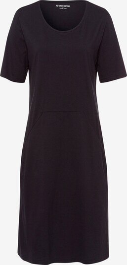 Green Cotton Jerseykleid in schwarz, Produktansicht