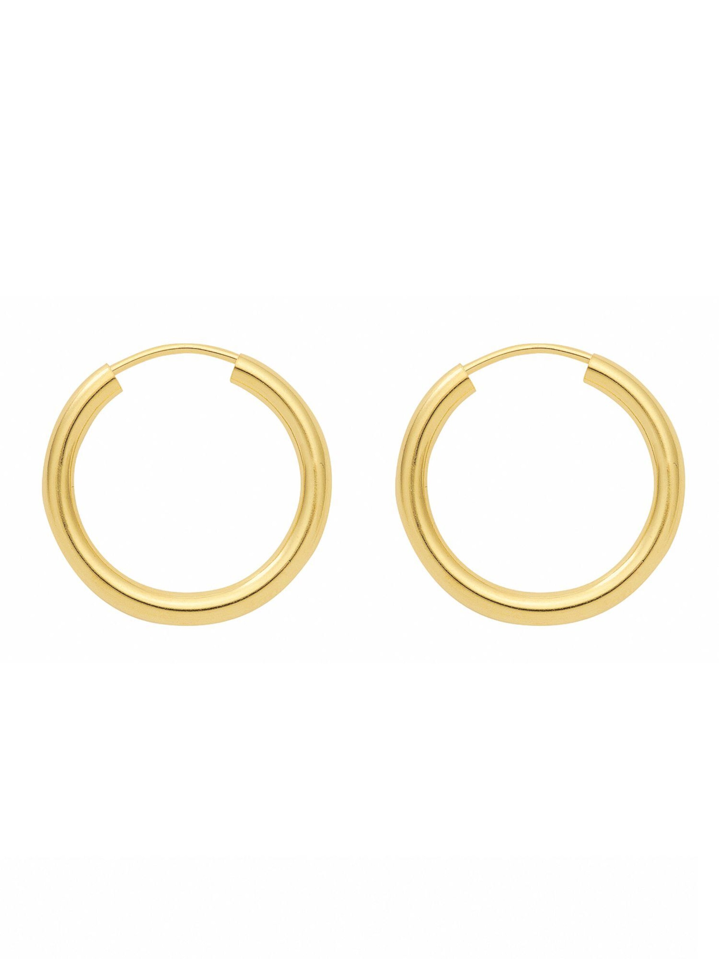 Adelia´s Ohrringe in Gold: Vorderseite