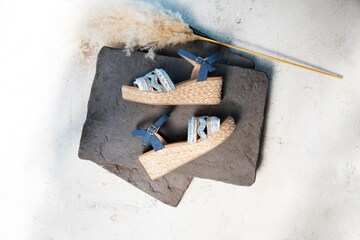 Aniston Sandalette in Blau