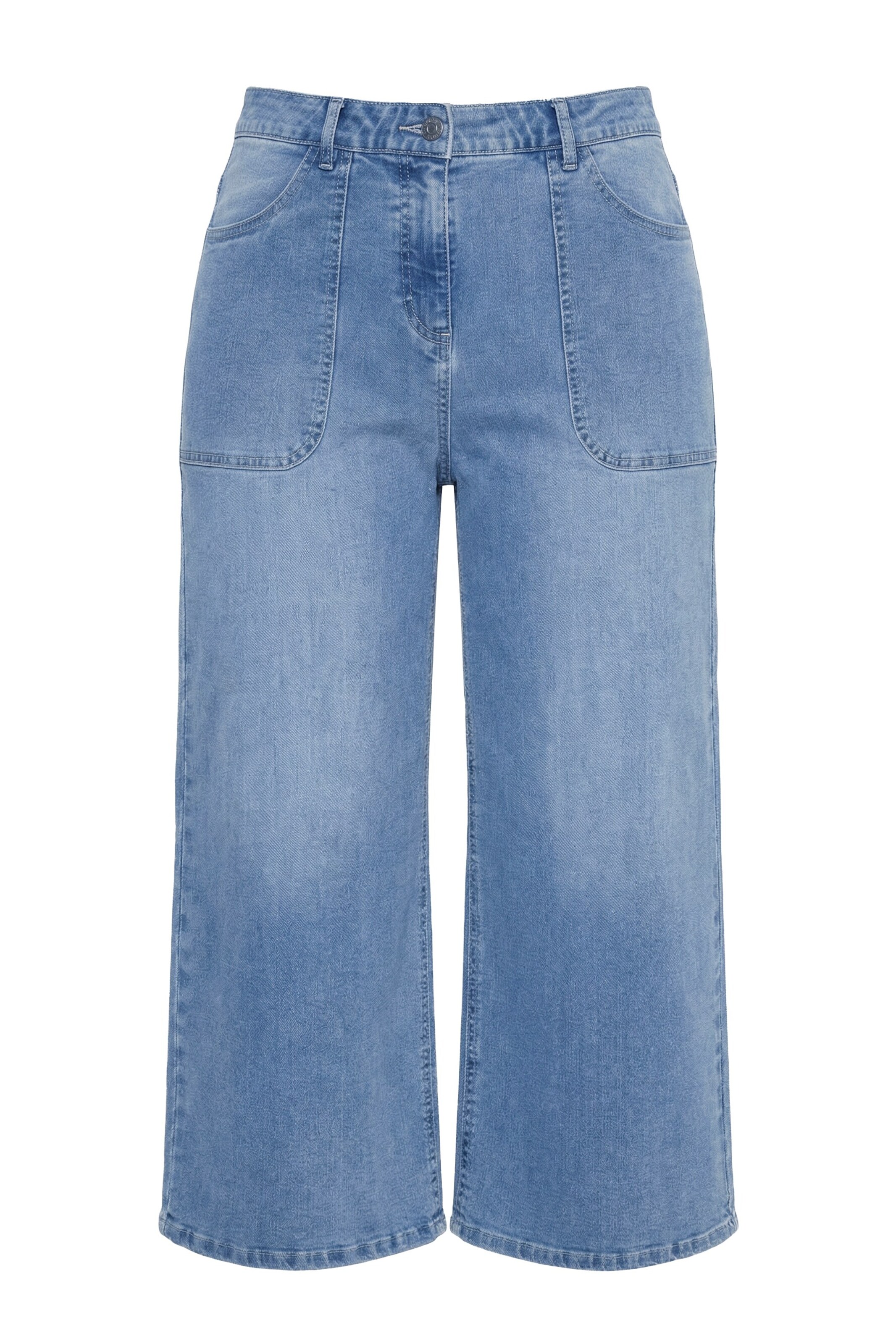 Ulla Popken Jeans in Blau: Vorderseite
