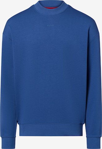 Sweat-shirt ' Dapocrew ' HUGO en bleu : devant