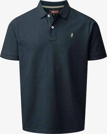 MCS Button Up Shirt ' Bob ' in Blue: front