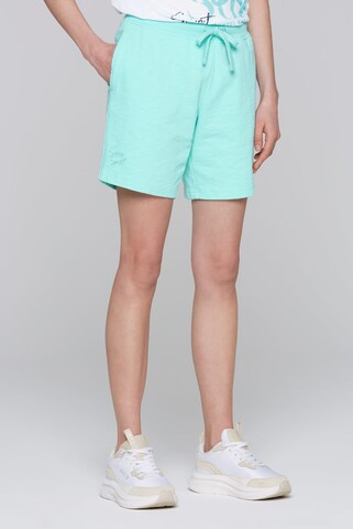 Soccx Regular Pants in Blue: front