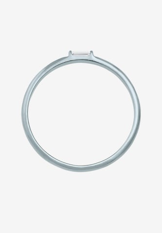 ELLI PREMIUM Ring Edelstein Ring, Verlobungsring in Weiß