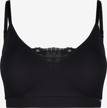 Skiny Bralette Bra in Black: front