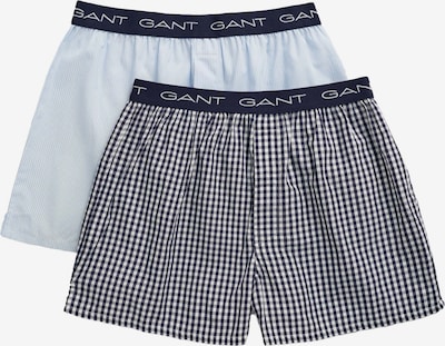 GANT Boxershorts in blau / schwarz / weiß, Produktansicht