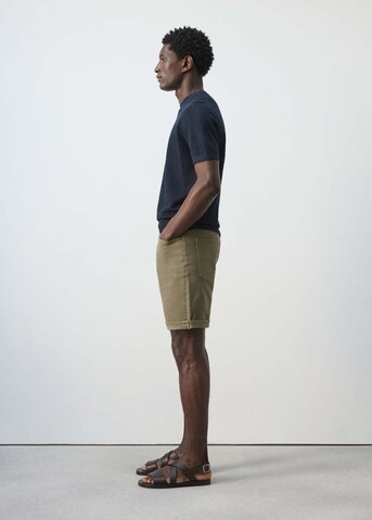 MANGO MAN Slim fit Jeans 'Nepto' in Green