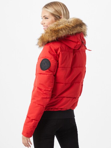 Superdry - Casaco de inverno 'Everest' em vermelho