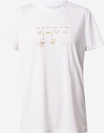 SAINT TROPEZ T-Shirt 'Niva' in Weiß: predná strana
