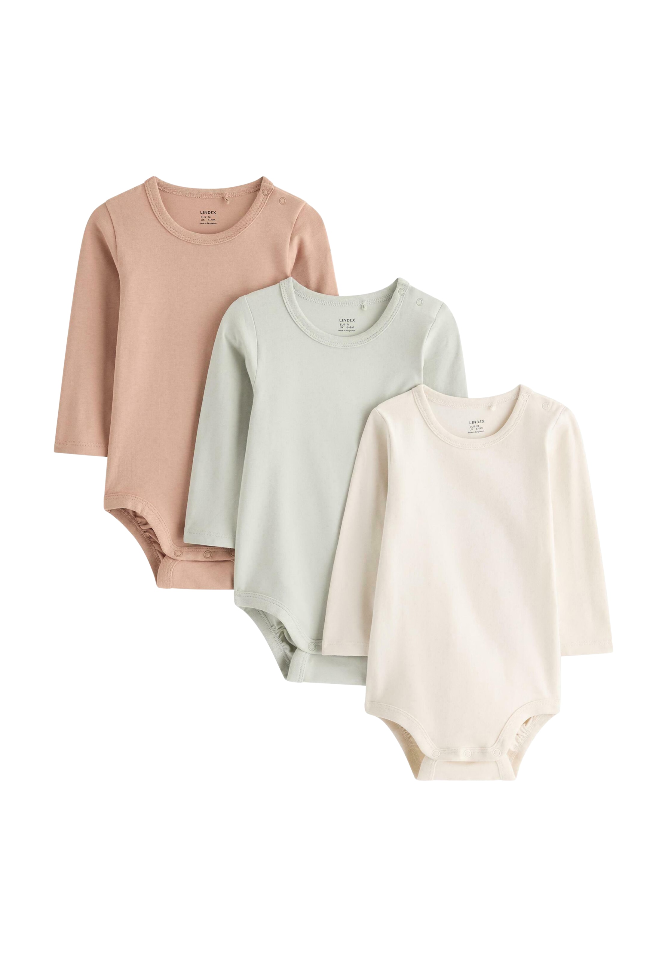 Tutina / body per bambino di Lindex in beige: frontale