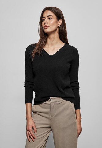 STREET ONE Pullover in Schwarz: Vorderseite