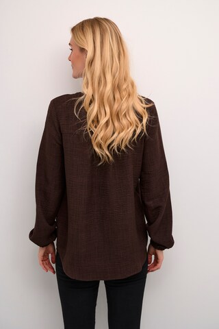 Kaffe Blouse 'KA Ellen' in Bruin