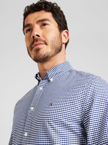 TOMMY HILFIGER Regular fit Overhemd 'Heritage' in Blauw